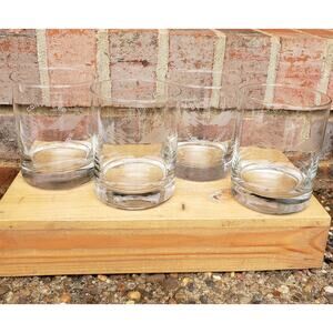 Set‎ of 4 Corvette Hall of Fame Drinking Glasses Glassware 12oz 2009 '10 '11 '12